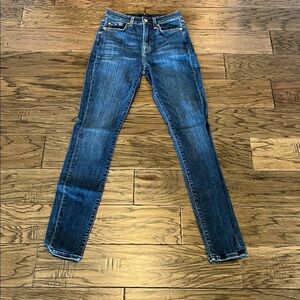7 For All Mankind High Waist Gwenevere Skinny Size 24
